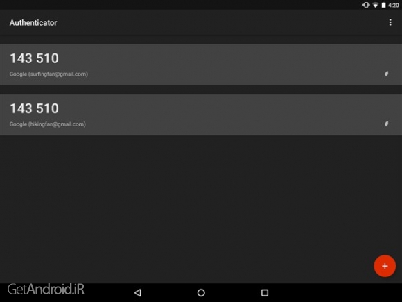 دانلود برنامه Google Authenticator اندروید