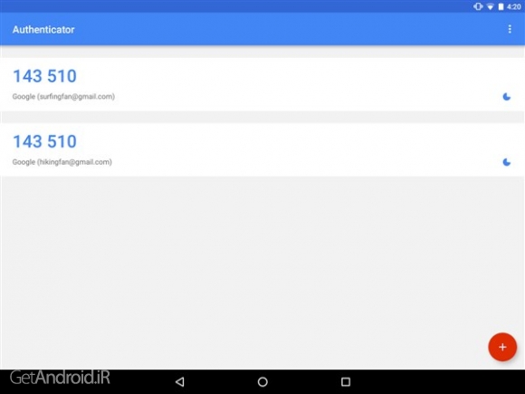 دانلود برنامه Google Authenticator اندروید