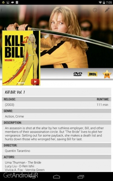 دانلود Movie Collection v1.1.0 برنامه مدیریت فیلم های DVD در اندروید