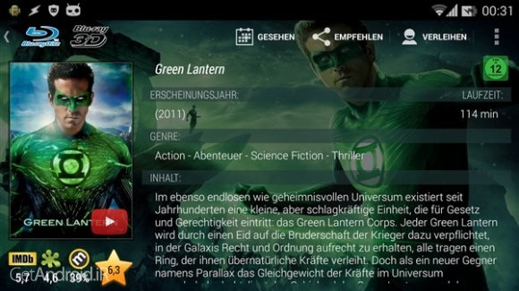 دانلود Movie Collection v1.1.0 برنامه مدیریت فیلم های DVD در اندروید