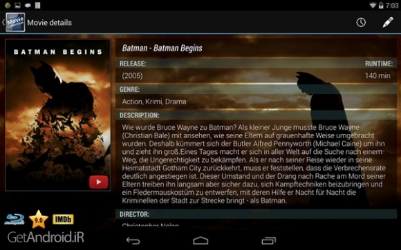 دانلود Movie Collection v1.1.0 برنامه مدیریت فیلم های DVD در اندروید