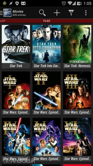 دانلود Movie Collection v1.1.0 برنامه مدیریت فیلم های DVD در اندروید
