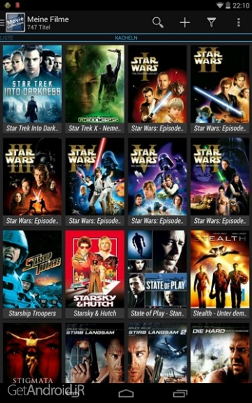 دانلود Movie Collection v1.1.0 برنامه مدیریت فیلم های DVD در اندروید