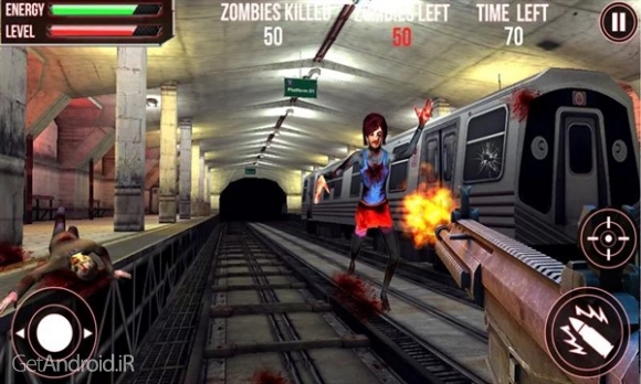 دانلود Subway Zombie Attack 3D 1.2 بازی بازی تیراندازی به زامبی ها در مترو اندروید