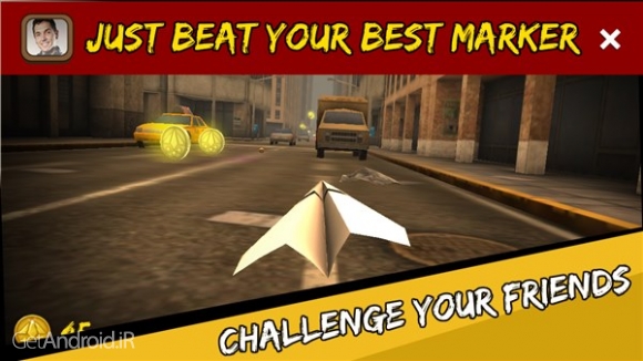 دانلود PaperChase 1.9 بازی اکشن موشک کاغذی اندروید