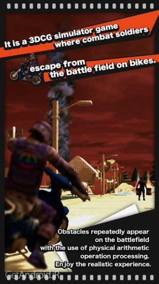 دانلود Deserter simulator 1.11 بازی شبیه ساز موتور سوار فراری اندروید