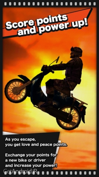 دانلود Deserter simulator 1.11 بازی شبیه ساز موتور سوار فراری اندروید