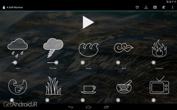 دانلود A Soft Murmur v2.1.1 آهنگ های آرامشبخش طبیعت برای آرامش اعصاب اندروید