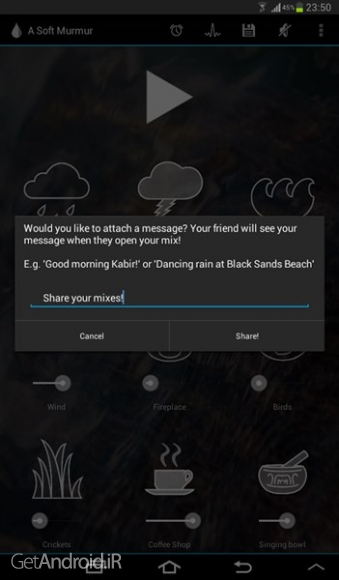 دانلود A Soft Murmur v2.1.1 آهنگ های آرامشبخش طبیعت برای آرامش اعصاب اندروید