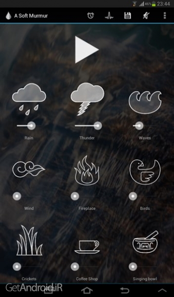 دانلود A Soft Murmur v2.1.1 آهنگ های آرامشبخش طبیعت برای آرامش اعصاب اندروید