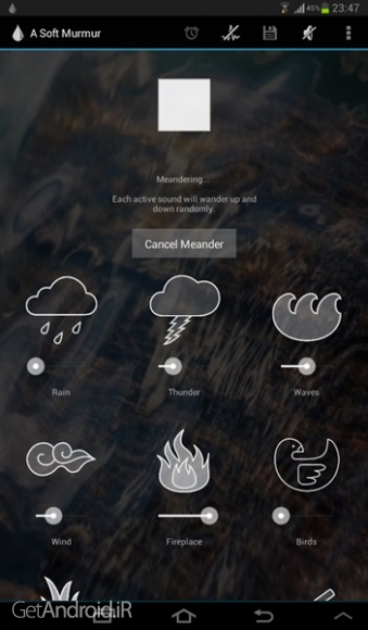 دانلود A Soft Murmur v2.1.1 آهنگ های آرامشبخش طبیعت برای آرامش اعصاب اندروید