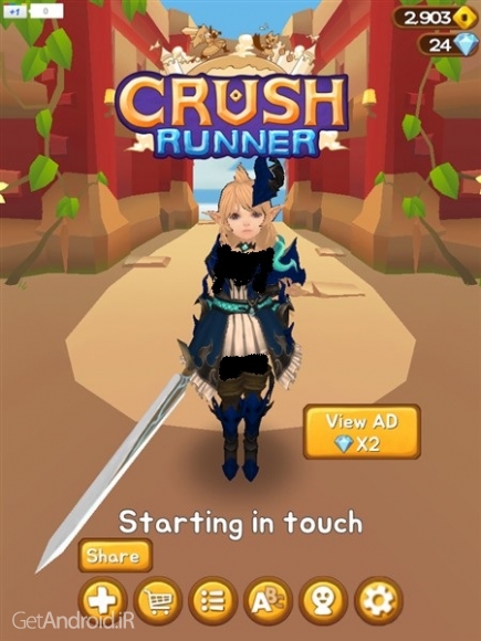 دانلود Crush Runner 1.4 بازی آرکید دونده اندروید
