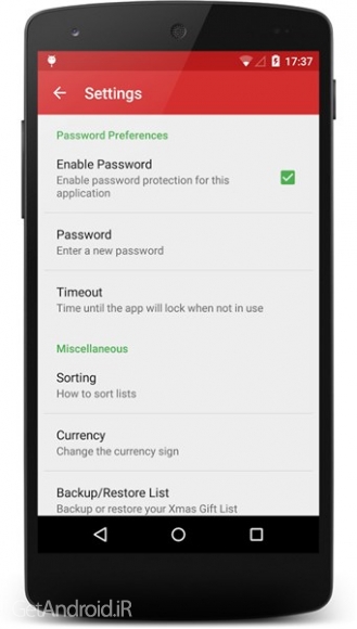 دانلود Christmas Gift List Premium v2.5.3 برنامه لیست هدیه های کریسمس برای اندروید