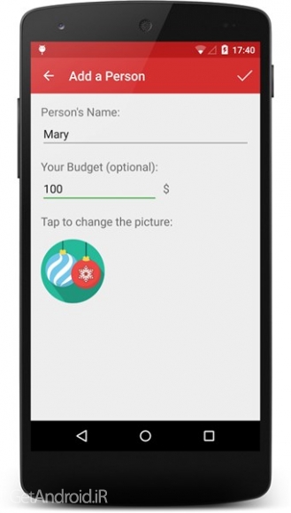 دانلود Christmas Gift List Premium v2.5.3 برنامه لیست هدیه های کریسمس برای اندروید