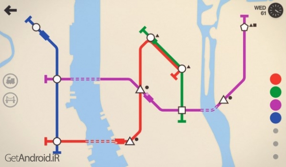 دانلود بازی Mini Metro اندروید