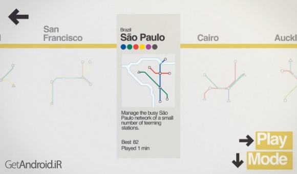 دانلود بازی Mini Metro اندروید