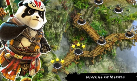 دانلود Ninja Panda Dash 1.05 بازی دوندگی پاندای نینجا اندروید
