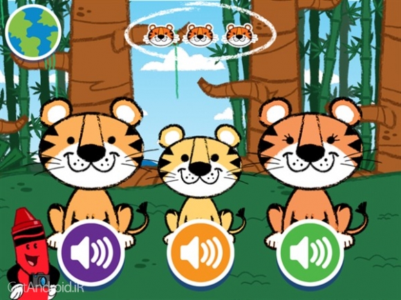 دانلود Crayola Colorful Creatures 1.0 بازی کودکانه موجودات رنگارنگ اندروید