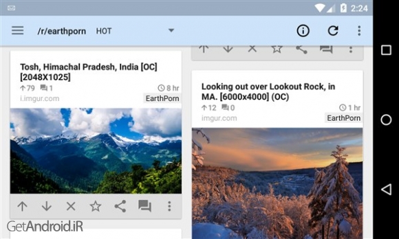 دانلود برنامه reddit is fun GP اندروید