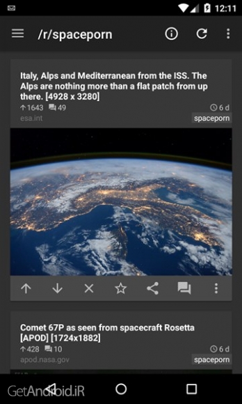 دانلود برنامه reddit is fun GP اندروید