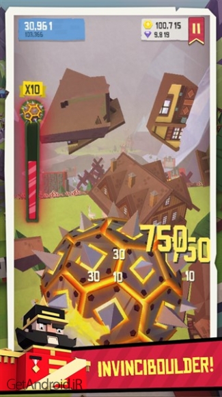 دانلود Giant Boulder of Death 1.6.1 بازی سنگ مرگ اندروید