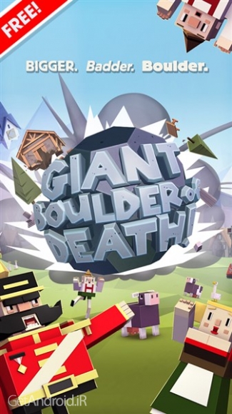 دانلود Giant Boulder of Death 1.6.1 بازی سنگ مرگ اندروید