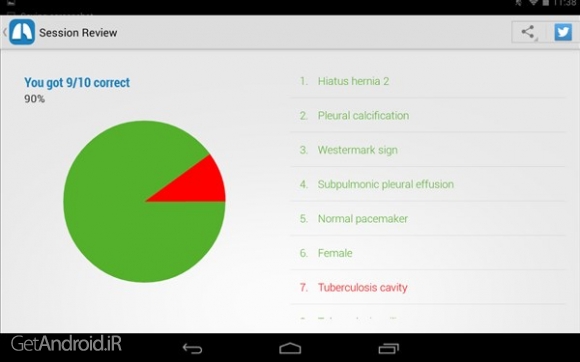 دانلود Chest X-Ray Training v1.01 برنامه آموزش رادیوگرافی قفسه سینه اندروید