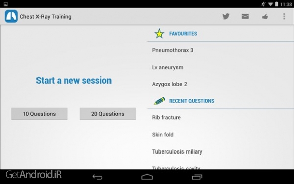 دانلود Chest X-Ray Training v1.01 برنامه آموزش رادیوگرافی قفسه سینه اندروید