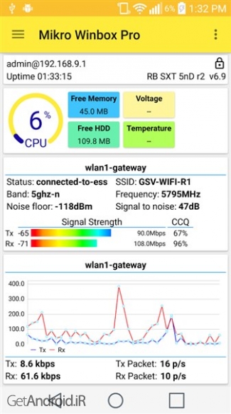دانلود Mikro Winbox Pro v4.3.0 برنامه وین باکس میکروتیک اندروید