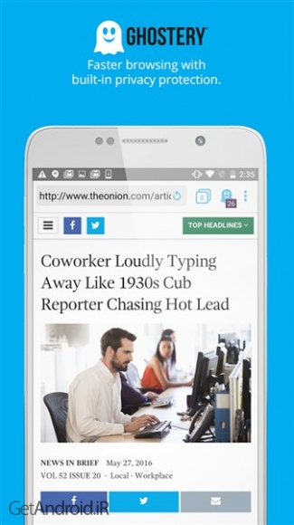 دانلود برنامه Ghostery Privacy Browser اندروید