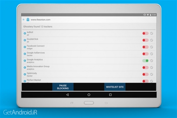 دانلود برنامه Ghostery Privacy Browser اندروید