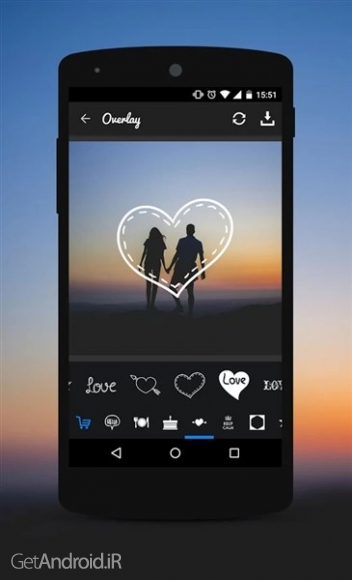دانلود Overlay v1.2.5 نرم افزار افکت گذاری حرفه ای روی عکس اندروید