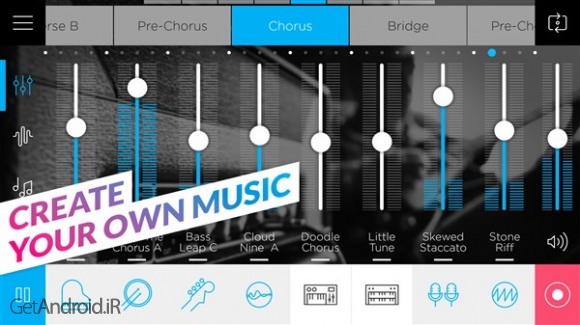 دانلود Music Maker Jam 3.3.1.0 +IAP Content+ نرم افزار ساخت آهنگ برای اندروید