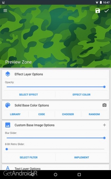 دانلود FreshCoat Wallpaper Creator Premium v3.0 + Key نرم افزار ساخت والپیپر با رنگهای مورد علاقه اندروید