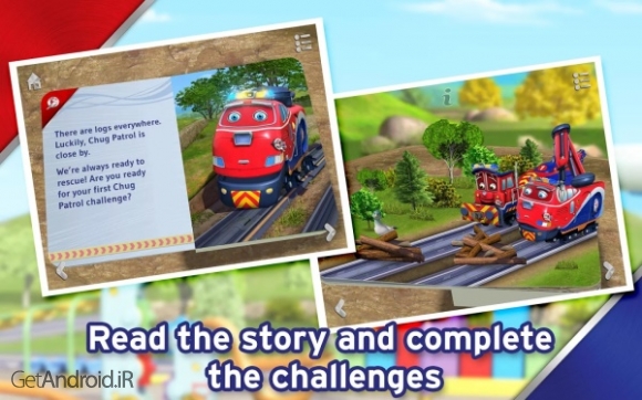 دانلود Chuggington Chug Patrol Book 1.0.8 بازی لوکوموتیوهای گشت اندروید