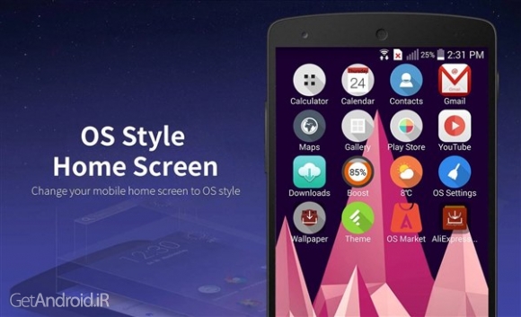 دانلود i10 osLauncher Pro Ad-Free v3.0.6 لانچر آیفون 7 برای اندروید