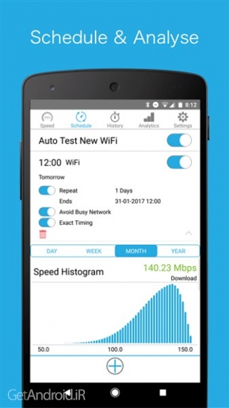 دانلود Speed Check Pro 1.0.2 نرم افزار تست سرعت اینترنت adsl اندروید
