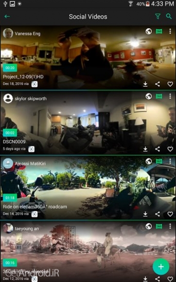 دانلود 360 VR Player PRO | Videos v1.5.76 پخش کننده فیلم های واقعیت مجازی 360 درجه اندروید