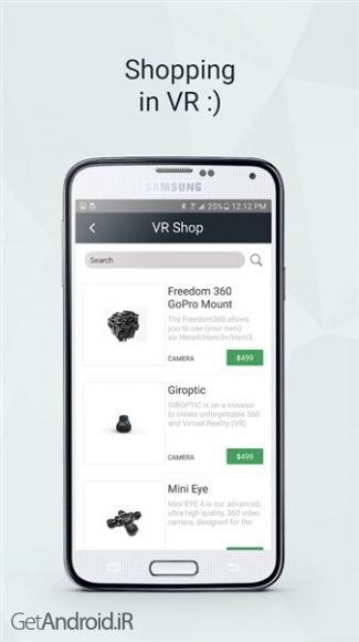 دانلود 360 VR Player PRO | Videos v1.5.76 پخش کننده فیلم های واقعیت مجازی 360 درجه اندروید