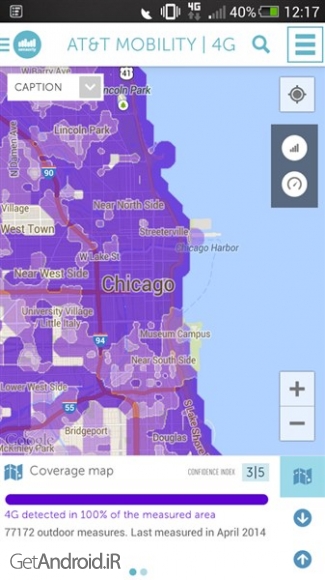 دانلود 4G map & speedtest v3.8.8ga نرم افزار تست سرعت اینترنت اندروید