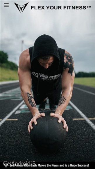 دانلود Flex Your Fitness App v2.0.2 نرم افزار بدنسازی در خانه برای اندروید