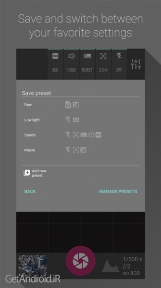دانلود Shoot - Pro Photo Camera v1.13 دوربین حرفه ای عکاسی اندروید