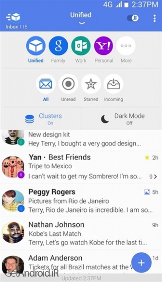 دانلود برنامه Email TypeApp اندروید