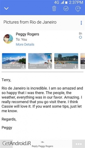 دانلود برنامه Email TypeApp اندروید