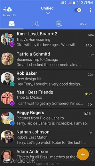 دانلود برنامه Email TypeApp اندروید
