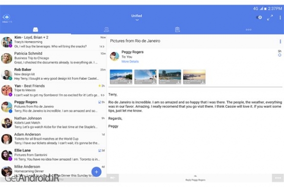 دانلود برنامه Email TypeApp اندروید