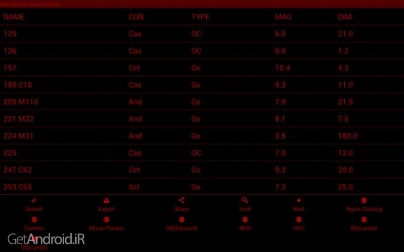 دانلود DSO Planner Pro (Astronomy) v3.4.0 نرم افزار نجوم و ستاره شناسی اندروید