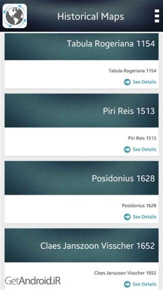 دانلود World Map - Atlas Plus v1.3 برنامه اطلس و نقشه جهان اندروید