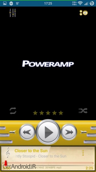 دانلود Mad Jelly Retro Poweramp skin v1.2 تم جدید برای Poweramp اندروید