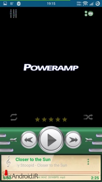 دانلود MadJelly RetroAlt for Poweramp v1.0 پوسته موزیک پلیر پاورامپ اندروید